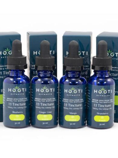 1000mg 1:1 Hybrid Tinctures (Hooti Extracts)