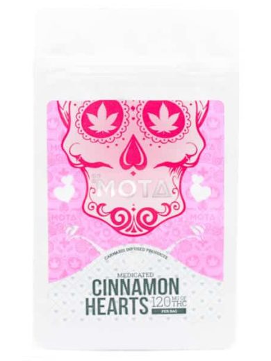 120mg THC Cinnamon Hearts (Mota)