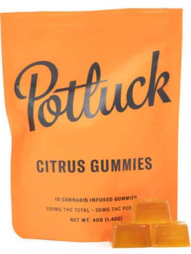 200mg THC Gummies (Potluck)