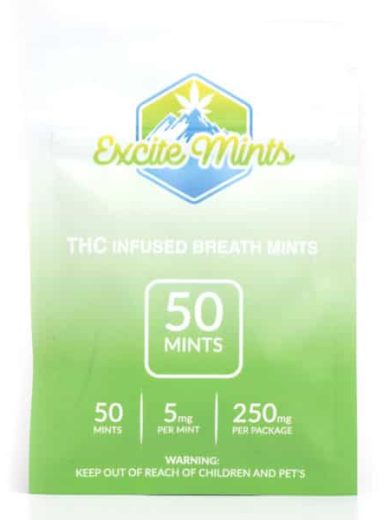 250mg THC Breath Mints (Excite Mints)
