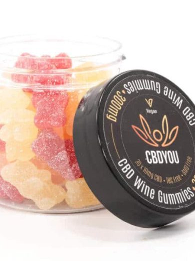 300mg CBD Infused Wine Gummies (CBD You)