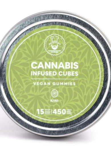 450mg THC Vegan Kiwi Gummies (Sugar Jack’s)