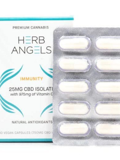 750mg CBD Immunity Capsules (Herb Angels)