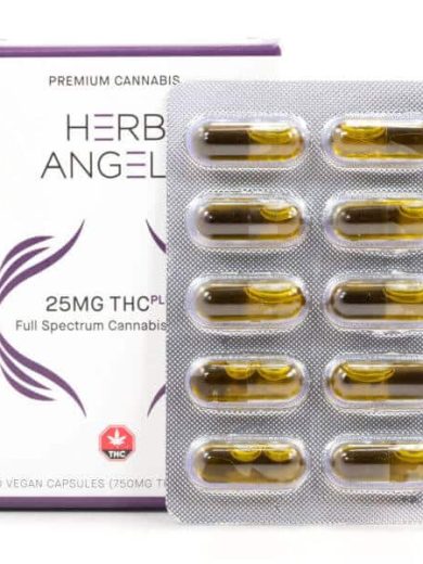 750mg THC Plus Capsules (Herb Angels)