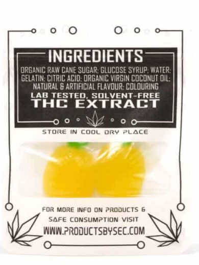 BC Pineapples 100mg THC (SeC)