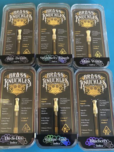 Brass knuckles carts x6