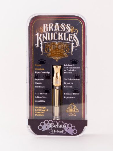 Buy Gelato Brass Knuckles Vape Cartridge