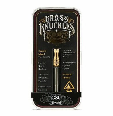 Buy GSC Brass Knuckles Vape Cartridge