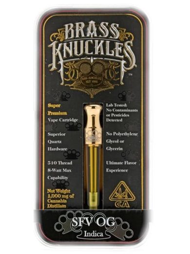 Buy SFV OG Brass Knuckles Vape Cartridge