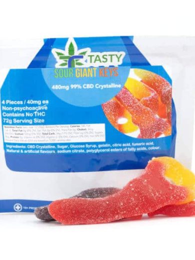 CBD Giant Sour Keys (Tasty CBD)