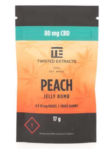 CBD Peach Jelly Bomb (Twisted Extracts)