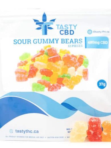 CBD Sour Gummy Bears (Tasty CBD)