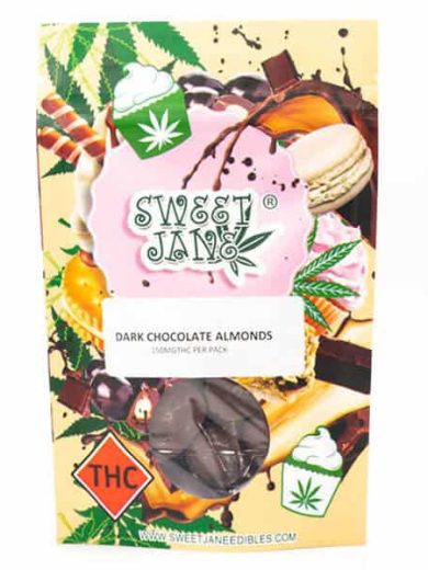 Dark Chocolate Almonds 150mg THC (Sweet Jane)