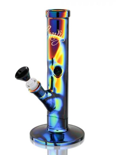 Envy Glass Dichroic Straight Tube Bong