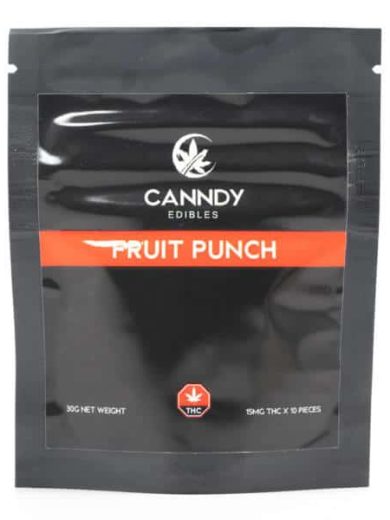 Fruit Punch 150mg THC Gummies (Canndy Edibles)