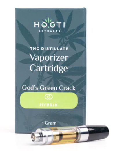 God’s Green Crack Vape Cartridge (Hooti Extracts)