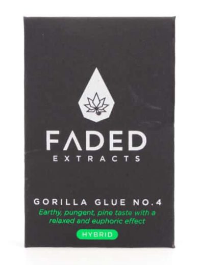 Gorilla Glue #4 Shatter (Faded Cannabis Co)