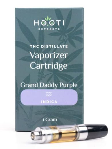 Grand Daddy Purple Vape Cartridge (Hooti Extracts)