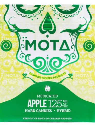 Green Apple Hard Candy 125mg THC (Mota)