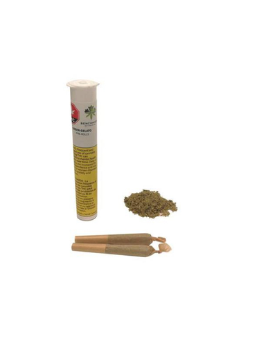 Green gelato pre-rolled joints