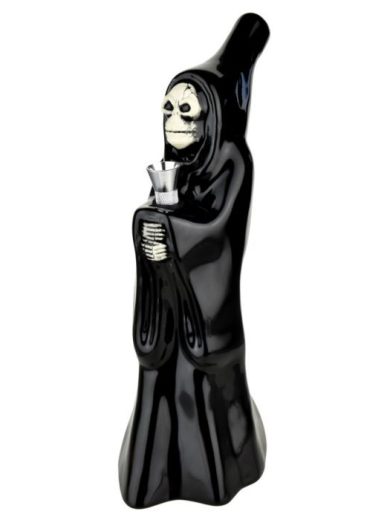 Hooded Ceramic Skeleton Cupbearer Bong