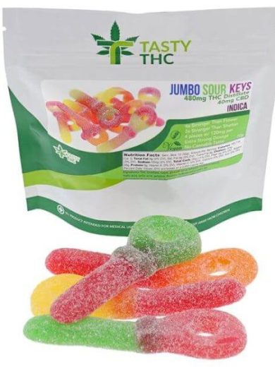 Jumbo Sour Keys (Tasty THC