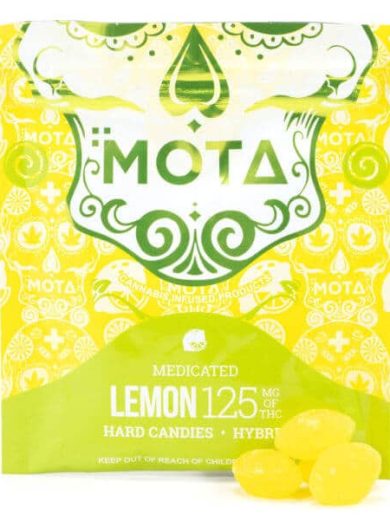 Lemon Hard Candy 125mg THC (Mota)
