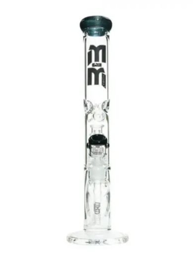 M&M Tech Straight Tube Ice Bong with Chandelier Perc