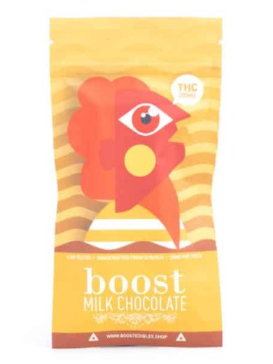 Milk Chocolate 200mg THC Bar (Boost Edibles)