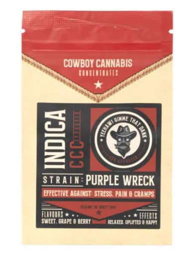 Purple Wreck Shatter (Cannabis Cowboys)