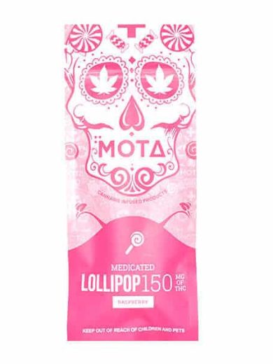 Raspberry Lollipop 150mg THC (Mota)