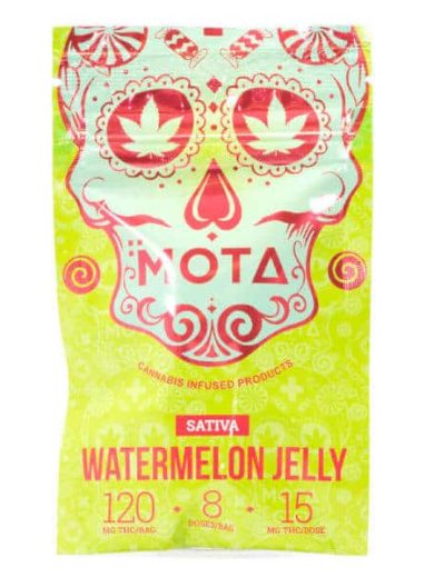 Sativa Medicated Watermelon Jelly 120mg THC (Mota)