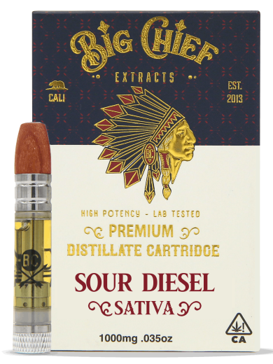 Sour Diesel Big Chief Cartridge