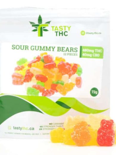 Sour Gummy Bears (Tasty THC)