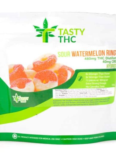 Sour Watermelon Rings (Tasty THC)