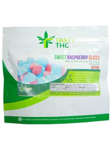 Sweet Raspberry Slices (Tasty THC)