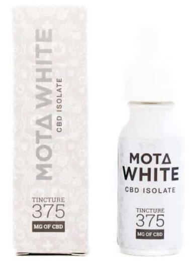 White 375mg CBD Tincture (Mota)